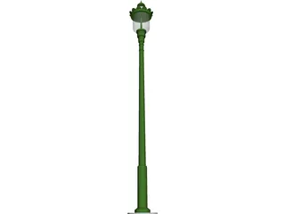 Classic Street Light 3D Model