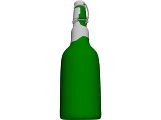 Grolsch Beer Bottle 3D Model