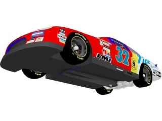 Nascar Stock Car 3D Model