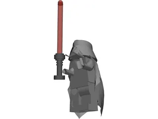 Lego Darth Vader 3D Model