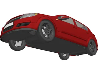 Opel Astra 3D Model