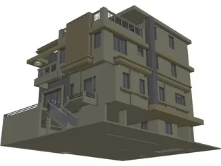 Rural House 3D Model