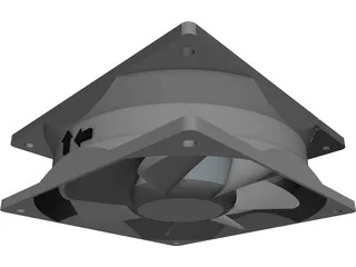 Axial Fan 3D Model