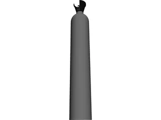 Gas Cylinder 3D Model