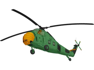 Sikorsky UH-34 Choctaw 3D Model