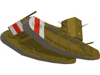 Whippet Tank 3D Model