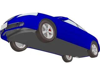 Pontiac G6 Coupe (2007) 3D Model