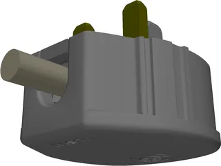 3 Pin Plug 3D Model