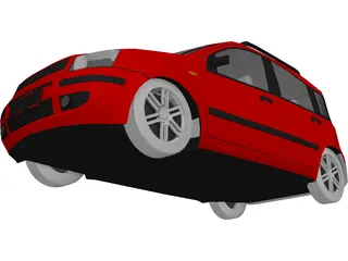 Fiat Panda (2005) 3D Model