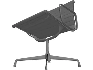 Charles Eames Aluminum Office Ball Chair 3D Model