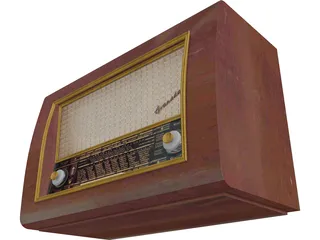 Old Radio 3D Model