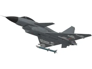 Chengdu J-10 3D Model