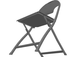 Folding Chair 3D Model