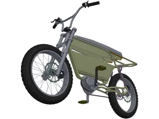 Electric Bicycle 3D Model