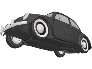 Volkswagen Beetle (1948) 3D Model