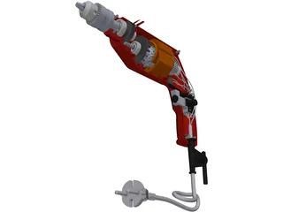 Hand Drill 3D Model