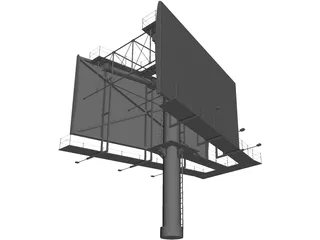 Billboard 3D Model