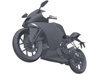 KTM RC 200 3D Model