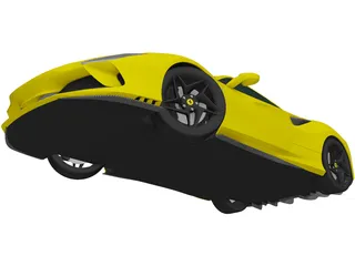 Ferrari F8 Tributo (2019) 3D Model