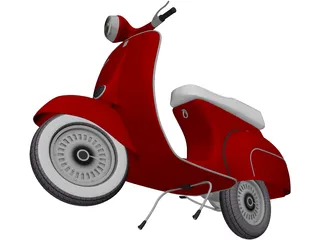 Piaggio Vespa (1962) 3D Model