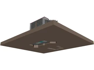 Luxury Building 3D Model