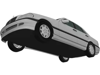 Mercedes-Benz C220 (1998) 3D Model