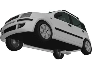 Fiat Panda (2011) 3D Model