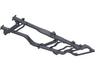 Jeep JK Frame 3D Model