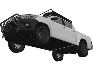 Toyota Hilux [Tuned] 3D Model