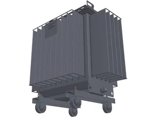 Power Transformer 160kVA 3D Model