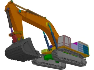 Caterpillar 390F 3D Model