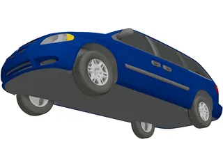 Dodge Grand Caravan (2004) 3D Model