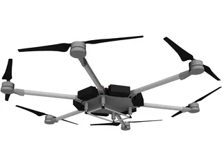 DJI Matrice 600 Hexacopter 3D Model