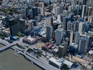 Brisbane City Center, Australia (2019) 3D Model