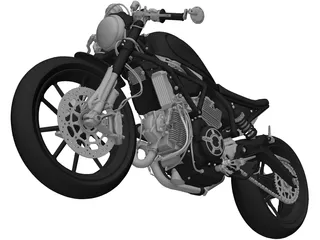 Ducati Scrambler 3D Model