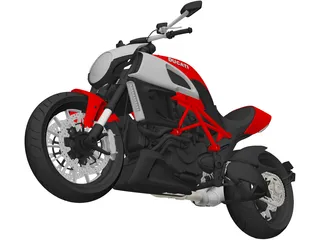 Ducati Diavel (2011) 3D Model