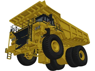 Komatsu 830E-AC 3D Model