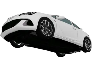 Vauxhall Astra VXR (2012) 3D Model