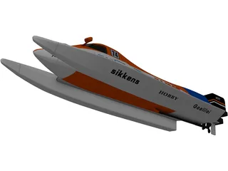 Power Boat 3D Model