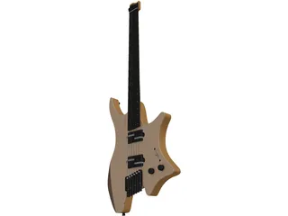 Strandberg Boden J6 Bass Guitar 3D Model