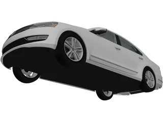 Volkswagen Passat B7 (2011) 3D Model