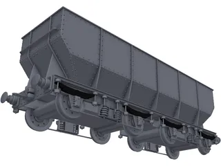 Gresley Coal Wagon 3D Model