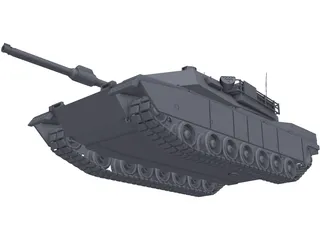 Abrams M1 3D Model