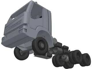 Iveco AD380T 6?6 3820 Chassis 3D Model