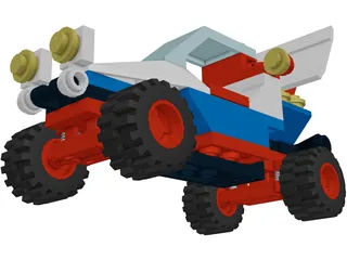 Lego Beach Buggy 3D Model