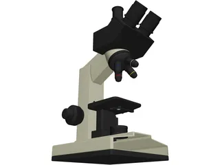 Microscope 3D Model