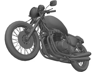 Honda CB750 3D Model