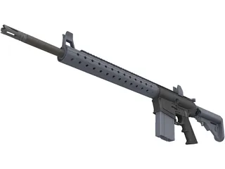 AR-10 3D Model