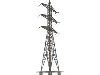 Electricity Pylon 3D Model