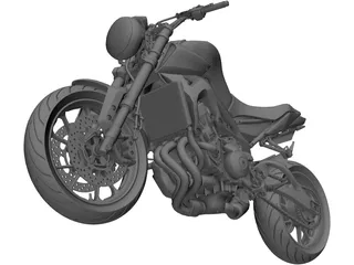 Motorbike 3D Model